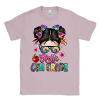 Lilac hello sixth grade kid Classic Tee - texasbilliewilder