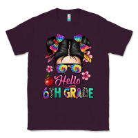Plum hello sixth grade kid Classic Tee - texasbilliewilder