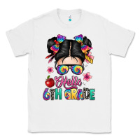 White hello sixth grade kid Classic Tee - texasbilliewilder