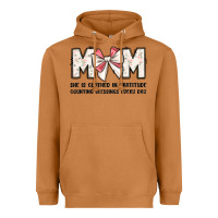Meerkat mom she is clothed in gratitude counting blessings Heavyweight Hoodie - JahusDesignShop