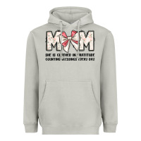 Moon Dust mom she is clothed in gratitude counting blessings Heavyweight Hoodie - JahusDesignShop
