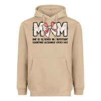 Mushroom mom she is clothed in gratitude counting blessings Heavyweight Hoodie - JahusDesignShop