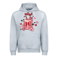 Heather Grey mini coffee cups Urban Hoodie - MaliasSmallBusiness