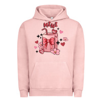 Pigment Salmon mini coffee cups Urban Hoodie - MaliasSmallBusiness