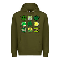 Army Green st patrick's day Premium Hoodie - MaliasSmallBusiness