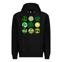 Black st patrick's day Premium Hoodie - MaliasSmallBusiness