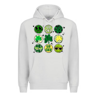 Dove Grey st patrick's day Premium Hoodie - MaliasSmallBusiness