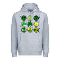 Heather Grey st patrick's day Premium Hoodie - MaliasSmallBusiness