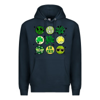 Navy st patrick's day Premium Hoodie - MaliasSmallBusiness