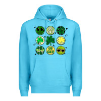 Ocean Blue st patrick's day Premium Hoodie - MaliasSmallBusiness