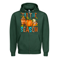 Sports Green 'tis the season fall Zipper Hoodie - Zillion Design Studio