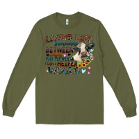 Army Green living life somewhere between jesus take the wheel Long Sleeve Tee - Zillion Design Studio