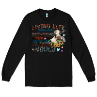 Black living life somewhere between jesus take the wheel Long Sleeve Tee - Zillion Design Studio