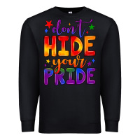 Black don't hide your pride Premium Sweatshirt - JahusDesignShop
