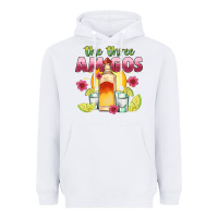 White the three amigos Heavyweight Hoodie - JahusDesignShop