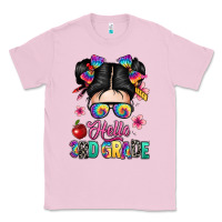 Bubblegum Pink hello third grade kid Classic Tee - texasbilliewilder