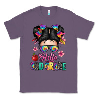 Lavender hello third grade kid Classic Tee - texasbilliewilder