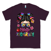 Plum hello third grade kid Classic Tee - texasbilliewilder