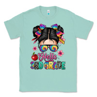 Seafoam hello third grade kid Classic Tee - texasbilliewilder