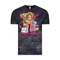 Cloud Black shopping life  gnome Vintage Tee - BarkalooDesign