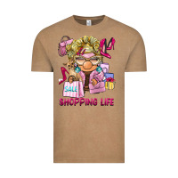 Vintage Coffee shopping life  gnome Vintage Tee - BarkalooDesign