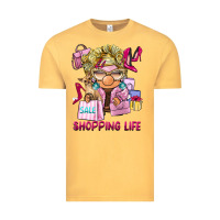Vintage Mustard shopping life  gnome Vintage Tee - BarkalooDesign