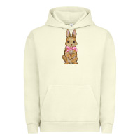 Pigment Pistachio Easter rabbit Urban Hoodie - NancyCooperArtShop