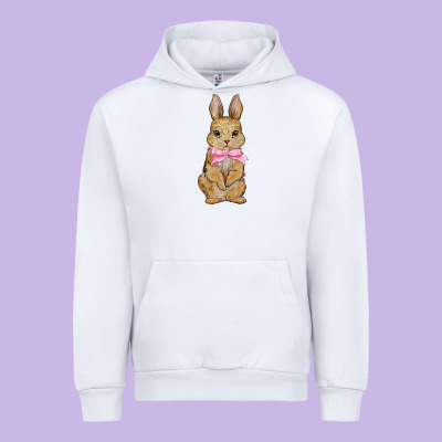 Easter Rabbit Urban Hoodie Designed By Nancycooperartshop