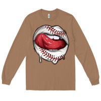 Toasted Coconut sports lips baseball Long Sleeve Tee - texasbilliewilder