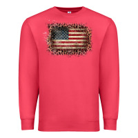 Cardinal Old Leopard American Flag Frame Premium Sweatshirt - Bettercallsaul
