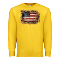 Lemon Old Leopard American Flag Frame Premium Sweatshirt - Bettercallsaul