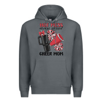 Rock hot mess always stressed cheer mom Premium Hoodie - MaliasSmallBusiness