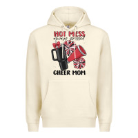 Sandshell hot mess always stressed cheer mom Premium Hoodie - MaliasSmallBusiness