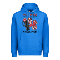 True Royal hot mess always stressed cheer mom Premium Hoodie - MaliasSmallBusiness
