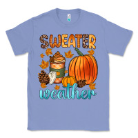 Colony Blue bonfires flannels s'mores campfires and pumpkins Classic Tee - Zillion Design Studio