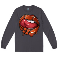 Smoke sports lips basketball Long Sleeve Tee - texasbilliewilder