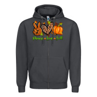 Smoke peace love fall Zipper Hoodie - Zillion Design Studio