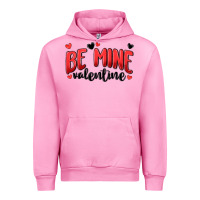 Fuchsia Pink be mine valentine Urban Hoodie - MaliasSmallBusiness