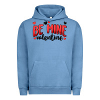 Pigment Pebble Blue be mine valentine Urban Hoodie - MaliasSmallBusiness