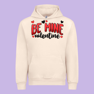 Be Mine Valentine Urban Hoodie Designed By Maliassmallbusiness