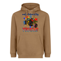 Toasted Coconut easily distracted by trucks Heavyweight Hoodie - AdoDesignShop