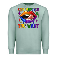 Seafoam kiss whoever you want Premium Sweatshirt - JahusDesignShop