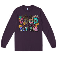 Plum life is good you should get one Long Sleeve Tee - Zillion Design Studio