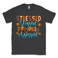 Smoke stressed blessed pumpkin obsessed Classic Tee - Zillion Design Studio