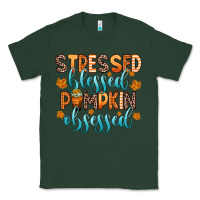 Sports Green stressed blessed pumpkin obsessed Classic Tee - Zillion Design Studio