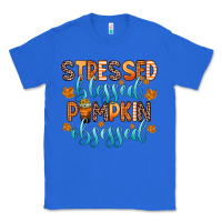 True Royal stressed blessed pumpkin obsessed Classic Tee - Zillion Design Studio