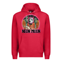 Cardinal neon moon Premium Hoodie - MaliasSmallBusiness