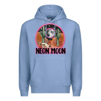 Colony Blue neon moon Premium Hoodie - MaliasSmallBusiness