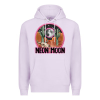 Lilac neon moon Premium Hoodie - MaliasSmallBusiness