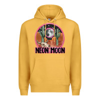 Mustard neon moon Premium Hoodie - MaliasSmallBusiness
